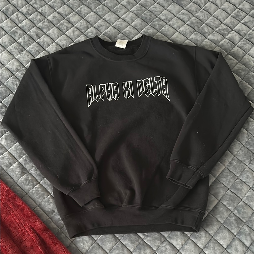 Alpha Xi Delta Black Sweater